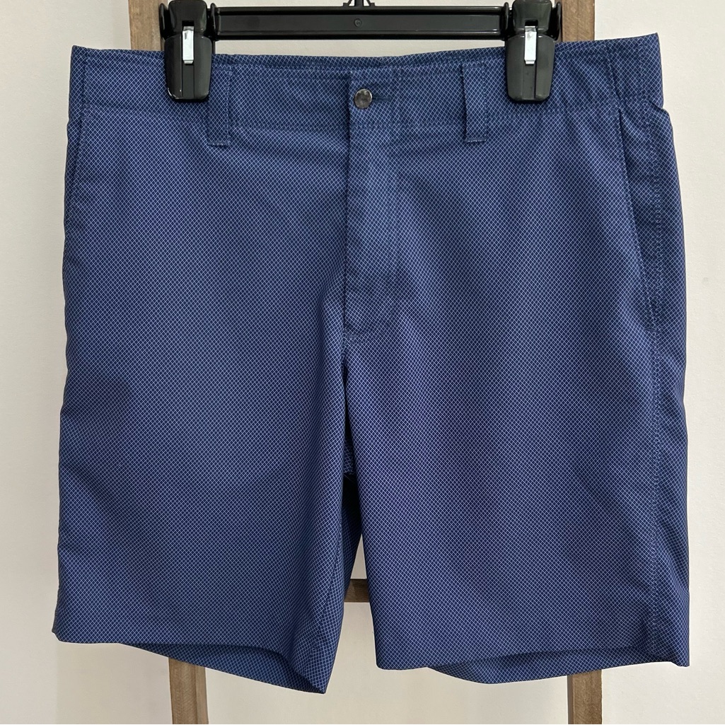 Callaway Men Golf Shorts Size 34 Opti-Dri Media Pocket Moisture Wick Color Blue